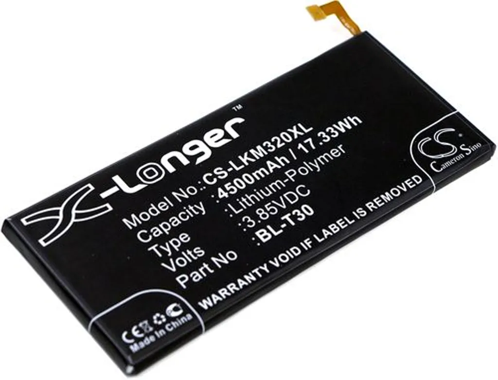 Batteri til LG L63BL, 3.85V, 4500 mAh v:4613268