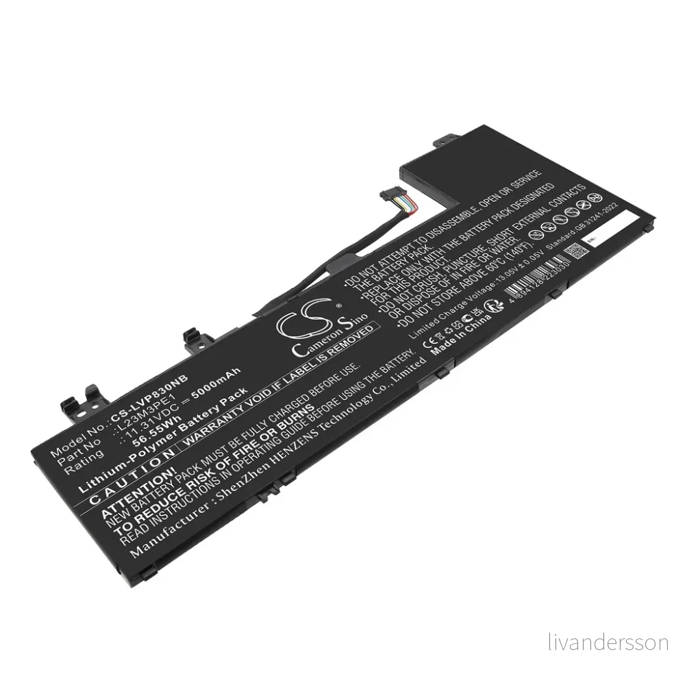 Batteri til 83DT004VMZ, 11.31V, 5000mAh v:2534793