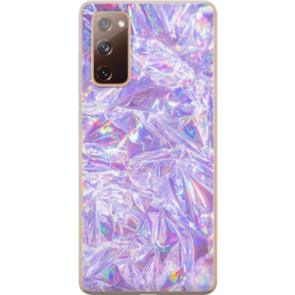 Samsung Galaxy S20 FE Gjennomsiktig Telefondeksel Glitter v:1707438