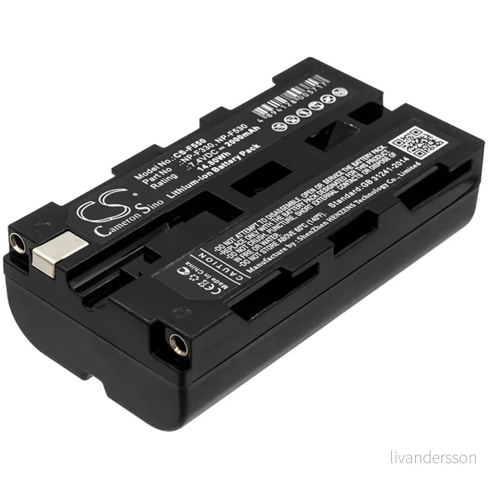 Batteri til Aputure AMARAN AL-528W, 7,2 (7,4)V, 2000mAh v:9345613 Batteri til Aputure AMARAN AL-528W, 7,2 (7,4)V, 2000mAh v:9345613