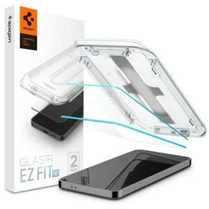 Spigen Samsung Galaxy S25 / S24 Glas.tR EZ Fit HD Skjermbeskytter, 2-pack v:8177831 Spigen Samsung Galaxy S25 / S24 Glas.tR EZ Fit HD Skjermbeskytter, 2-pack v:8177831