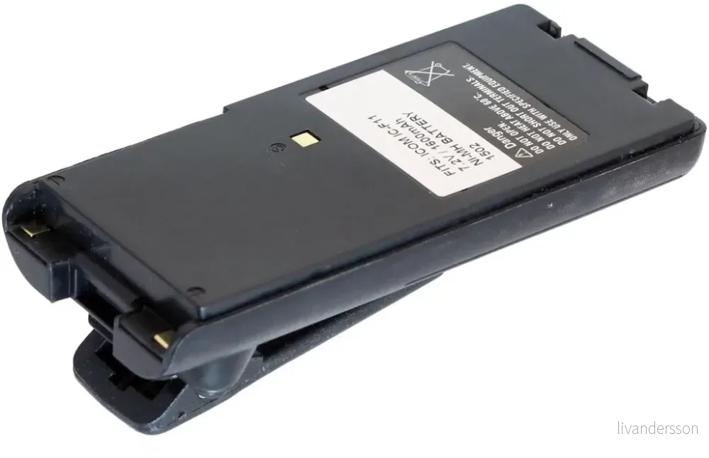 Batteri til Icom IC-F3GT, 7,2V, 1600mAh v:6374599