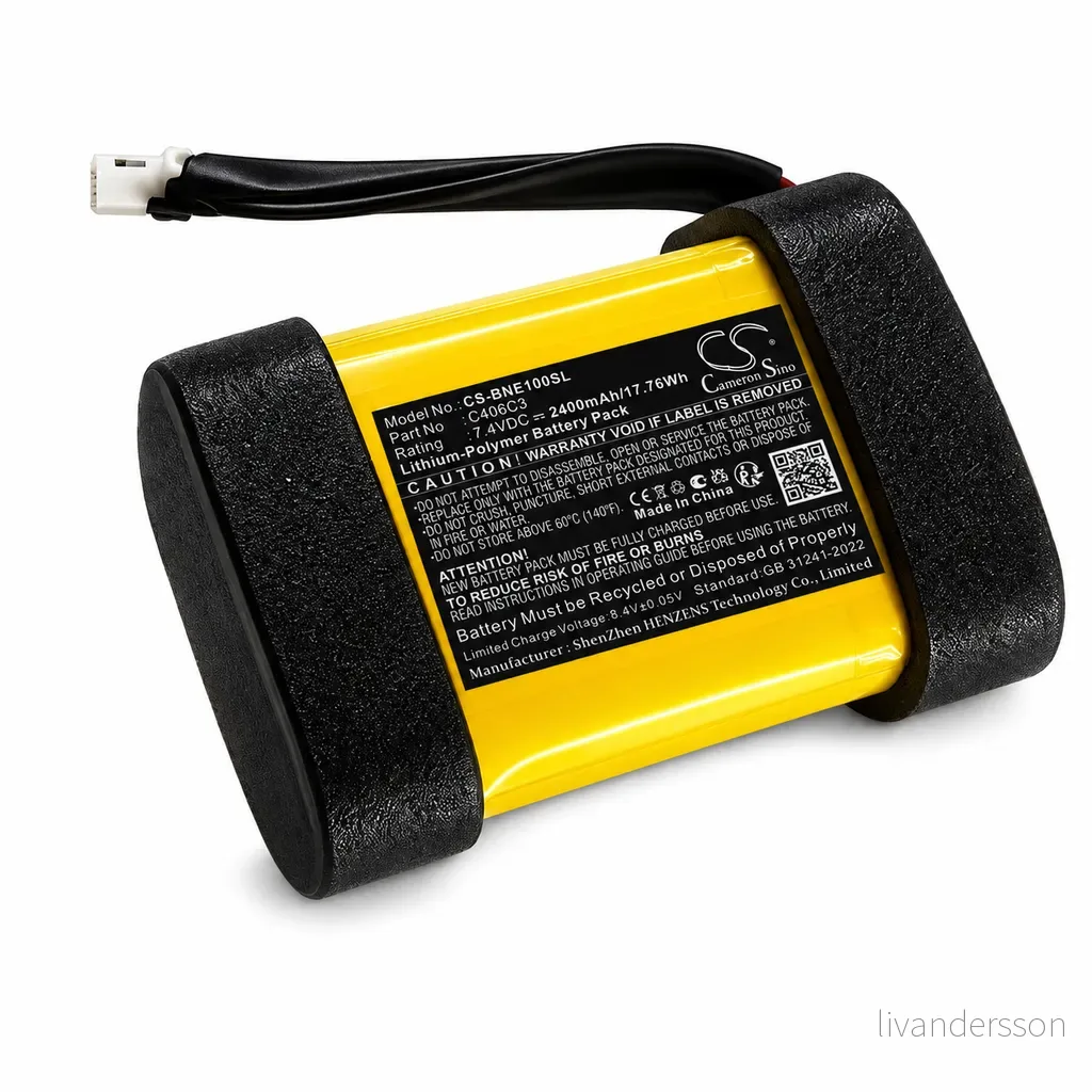 Batteri til Bang & Olufsen Beosound Explore Portable Speaker, 7.4V, 2200mAh v:6155621 Batteri til Bang & Olufsen Beosound Explore Portable Speaker, 7.4V, 2200mAh v:6155621