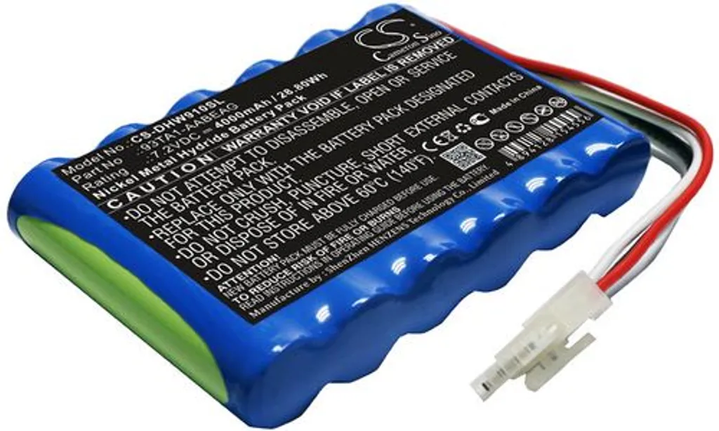 Batteri til Endress+hauser Prosonic Flow 93C, 7.2V, 4000 mAh v:2803432