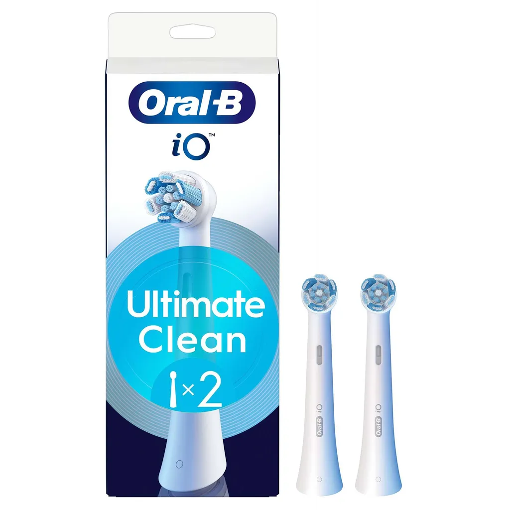 Oral-B Sonic iO Ultimate Clean børstehode, 2-pakning – hvit v:5725272