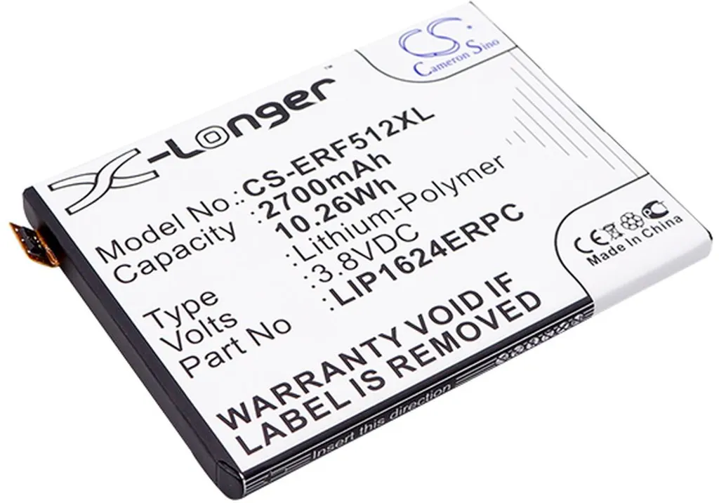 Batteri til Sony Ericsson F5122, 3.8V, 2700 mAh v:3023821