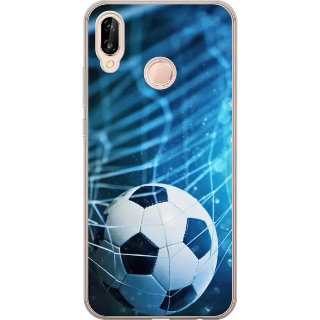 Huawei P20 lite Gjennomsiktig Telefondeksel Fotboll v:5400224