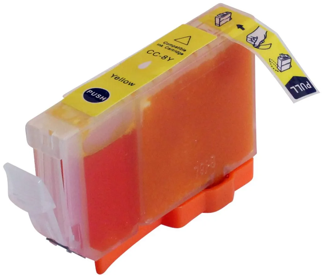 Kompatibel med Canon Pixma IP 3500 blekkpatron, 14.5ml, gul v:8376923