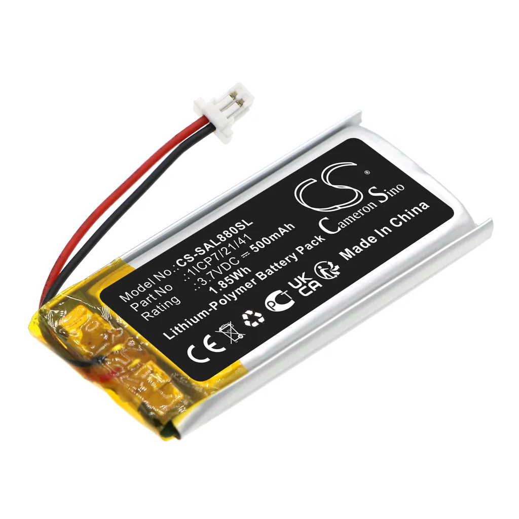 Batteri til 602040 for Samson, 3.7V, 500mAh v:8834784