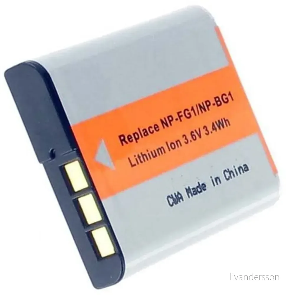 Batteri til Sony Cyber-shot DSC-W130, 3.6V (3.7V), 960 mAh v:7976289