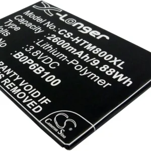 Batteri til HTC E8, 3.8V, 2600 mAh v:1458503 Batteri til HTC E8, 3.8V, 2600 mAh v:1458503
