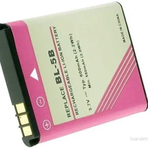 Batteri til BL-5B erstatningsbatteri v:4754140 Batteri til BL-5B erstatningsbatteri v:4754140