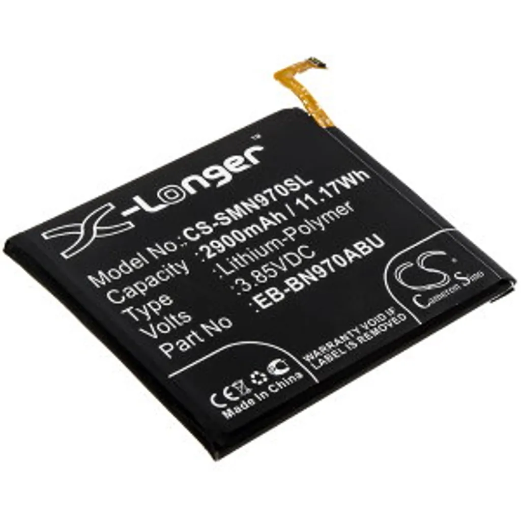 Batteri til EB-BN970ABU for Samsung, 3.6V (3.7V), 2900 mAh v:5313344 Batteri til EB-BN970ABU for Samsung, 3.6V (3.7V), 2900 mAh v:5313344