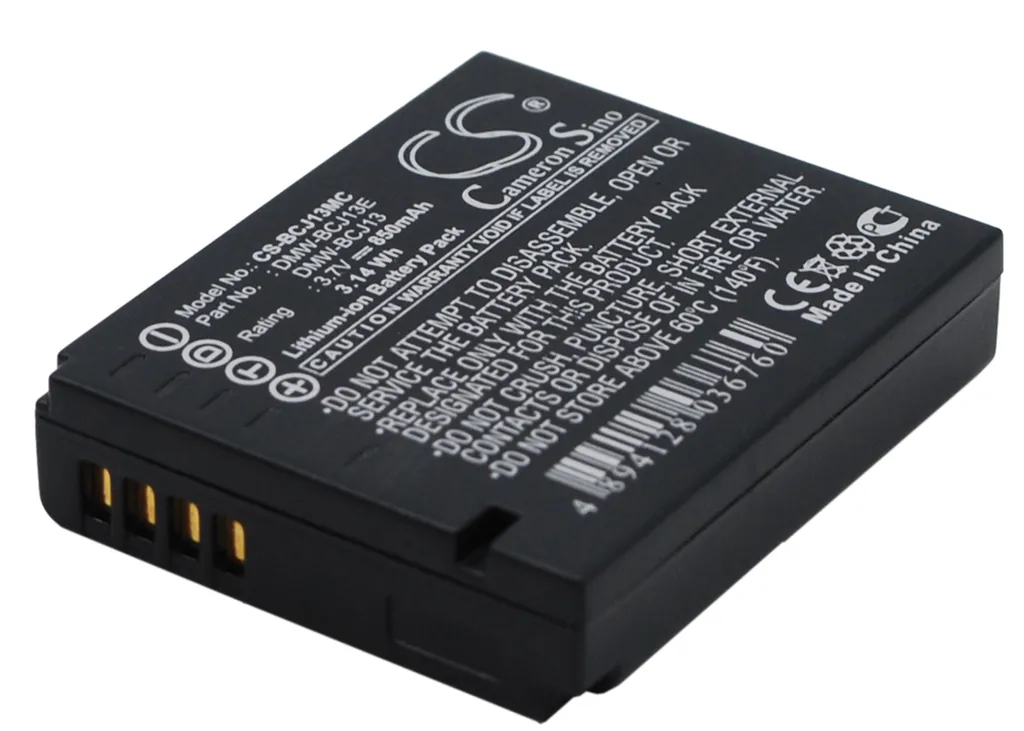 Batteri til BP-DC9E for Panasonic, 3.6V (3.7V), 850 mAh v:8488002