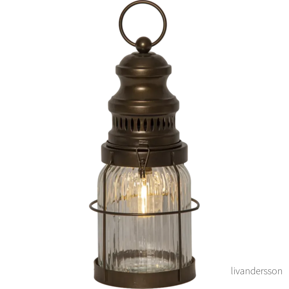 Star Trading LED-lykt Aina – bronse v:2985693