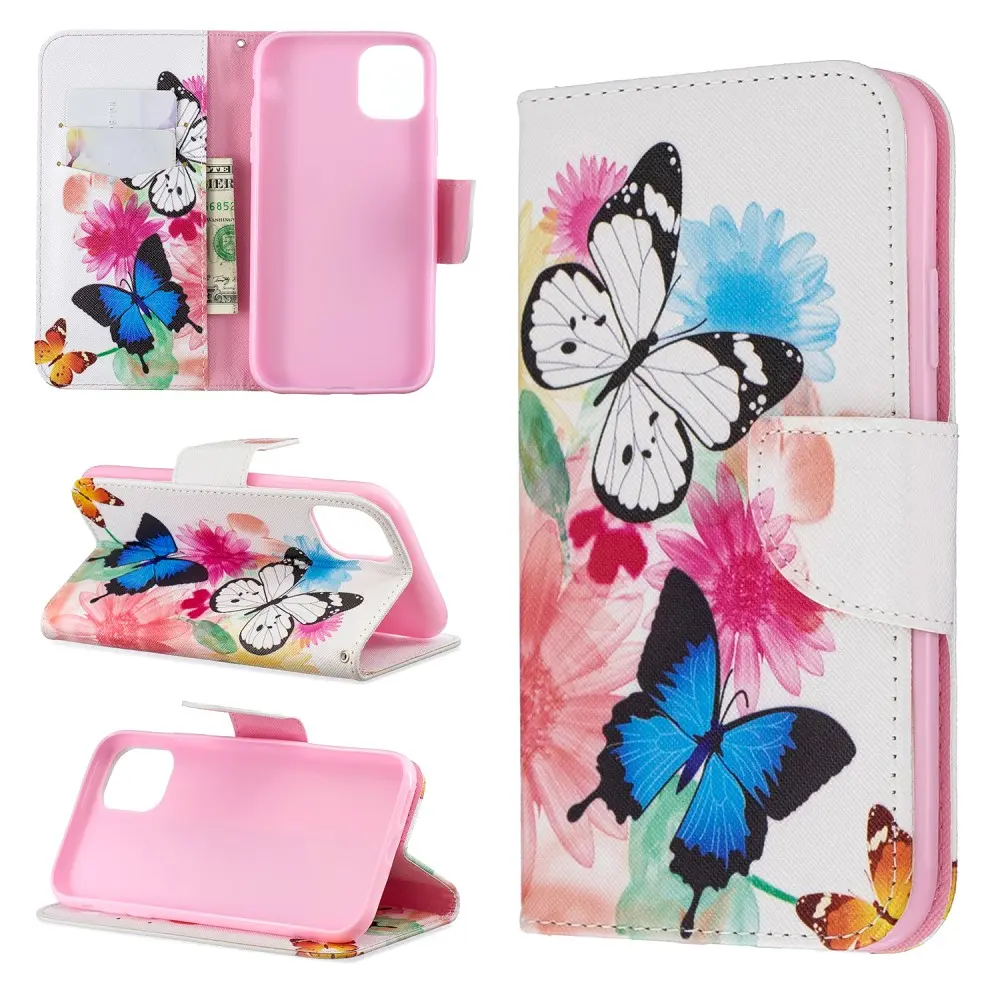 Printing Style Lommebokdeksel til iPhone 11/XR – Vivid Butterflies v:5708376 Printing Style Lommebokdeksel til iPhone 11/XR – Vivid Butterflies v:5708376