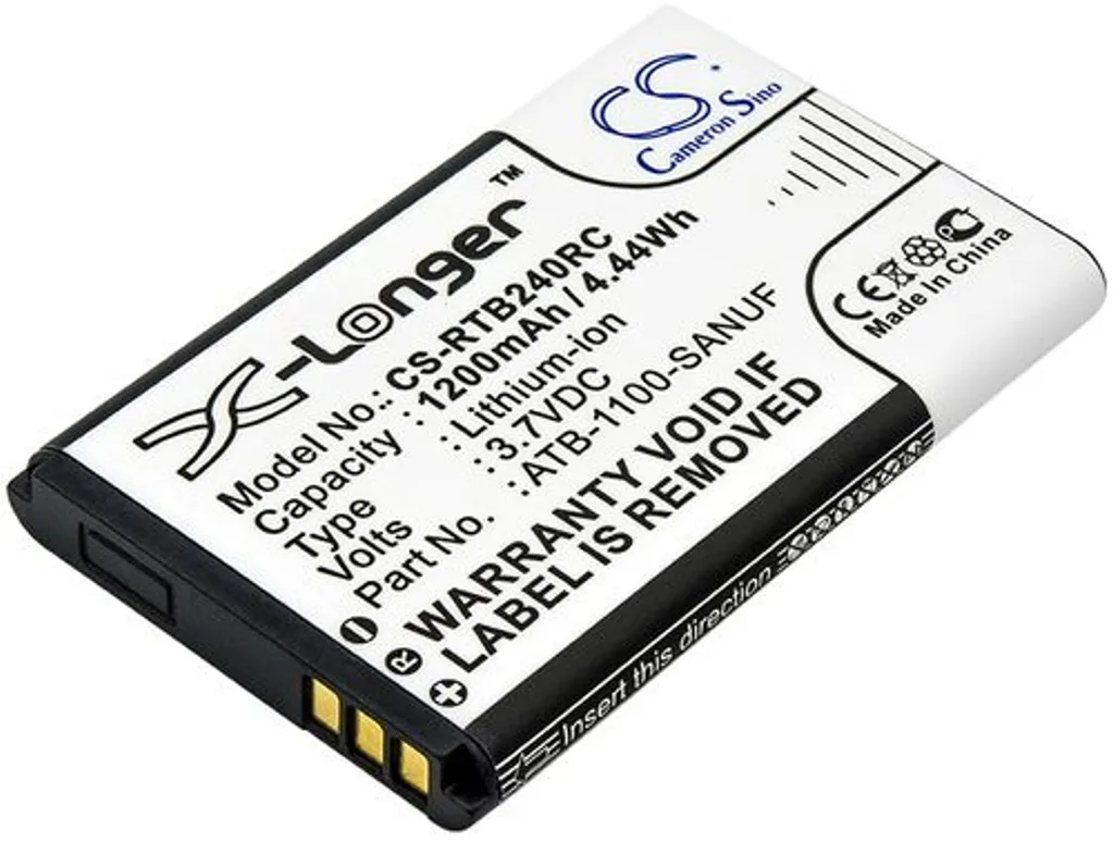 Batteri til Rti Pro24.r, 3.7V, 1200 mAh v:1437483