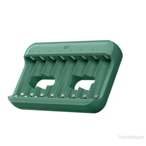 GP ReCyko USB-lader med 8 ladekanaler (AA/AAA) v:9981059
