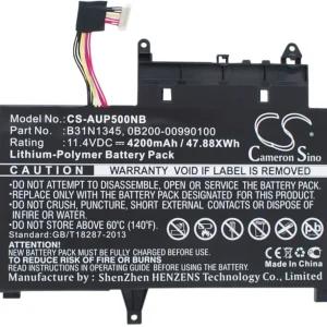 Batteri til Asus Transformer Book Flip TP500LN-CJ132H, 11,4V, 4200mAh v:4442676 Batteri til Asus Transformer Book Flip TP500LN-CJ132H, 11,4V, 4200mAh v:4442676