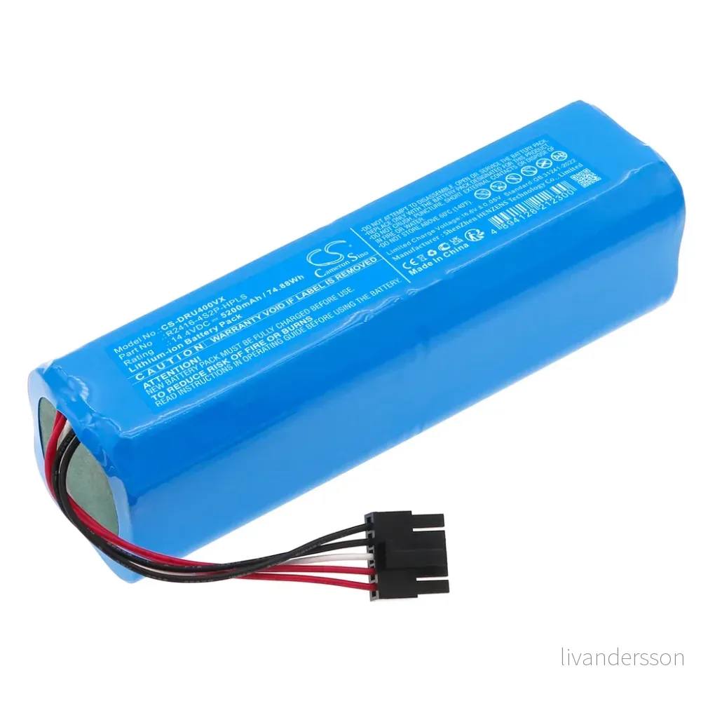 Batteri til L30 Ultra, 14.4V, 5200mAh v:7310365