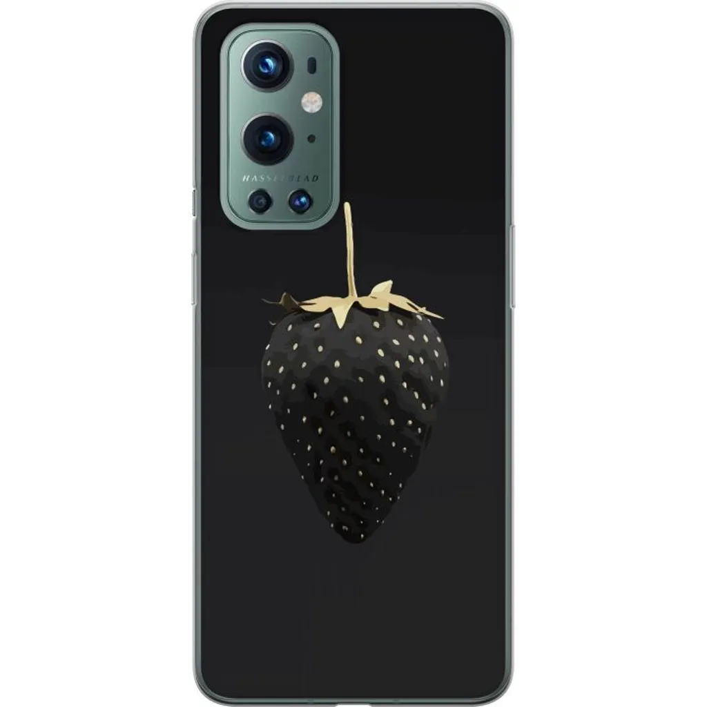 OnePlus 9 Pro Gjennomsiktig Telefondeksel Exklusiv Jordgubbe v:6011684