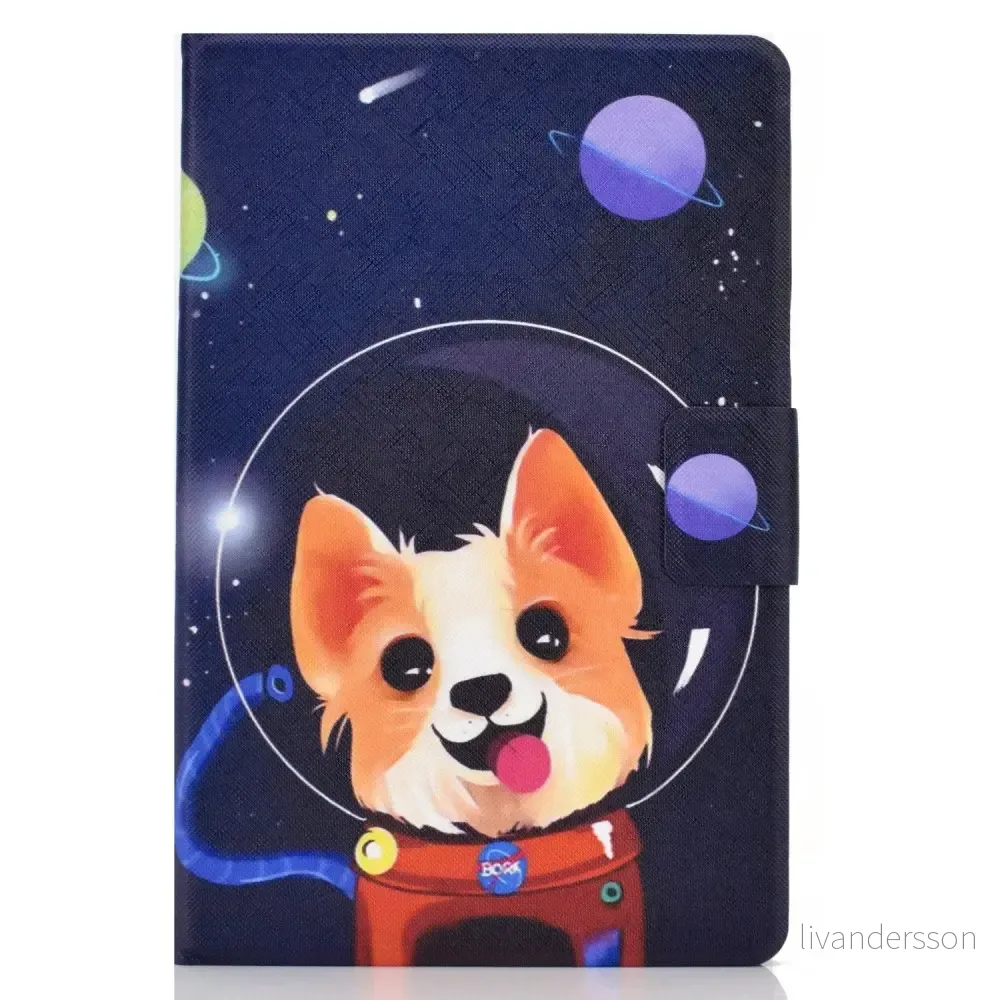 iPad 10,2" 2021/2020/2019 etui med stativ – Hund v:8207549