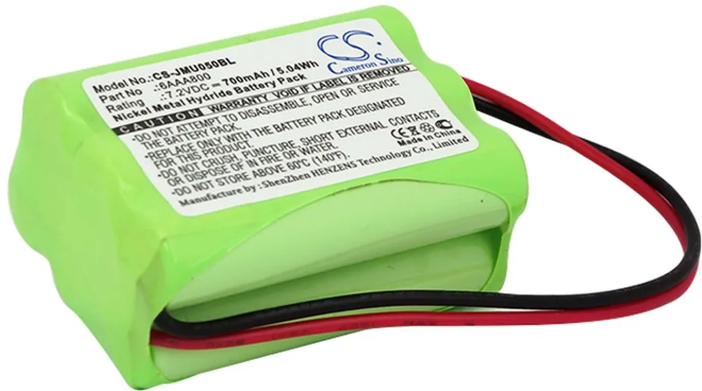 Batteri til 6AAA800 for Jay, 7.2V, 700 mAh v:7218823
