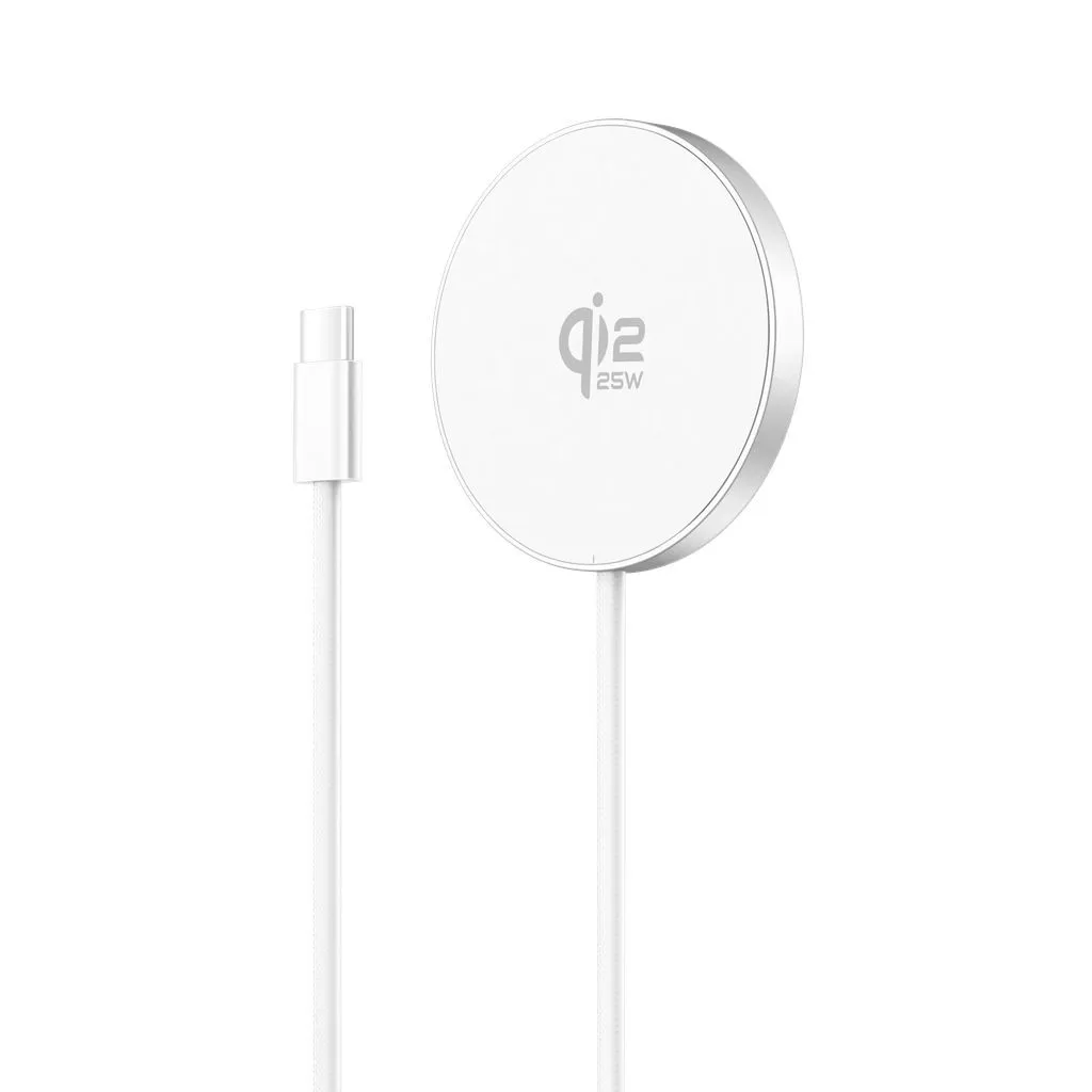 SiGN Qi2.2 MagSafe trådløs lader 25W for Google Pixel 10/11 – hvit v:8941367