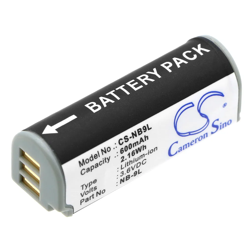 Batteri til Canon PowerShot SD4500 IS, 3,6 (3,7)V, 600mAh v:6027255