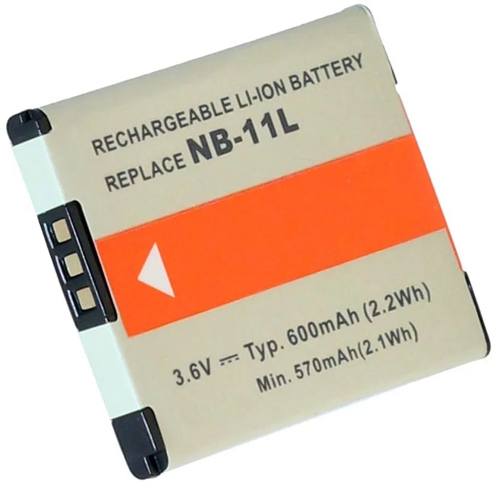 Batteri til Canon PowerShot A2500, 3.6V (3.7V), 600 mAh v:8476633
