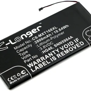 Batteri til Motorola XT1681, 3.8V, 2800 mAh v:6054386 Batteri til Motorola XT1681, 3.8V, 2800 mAh v:6054386
