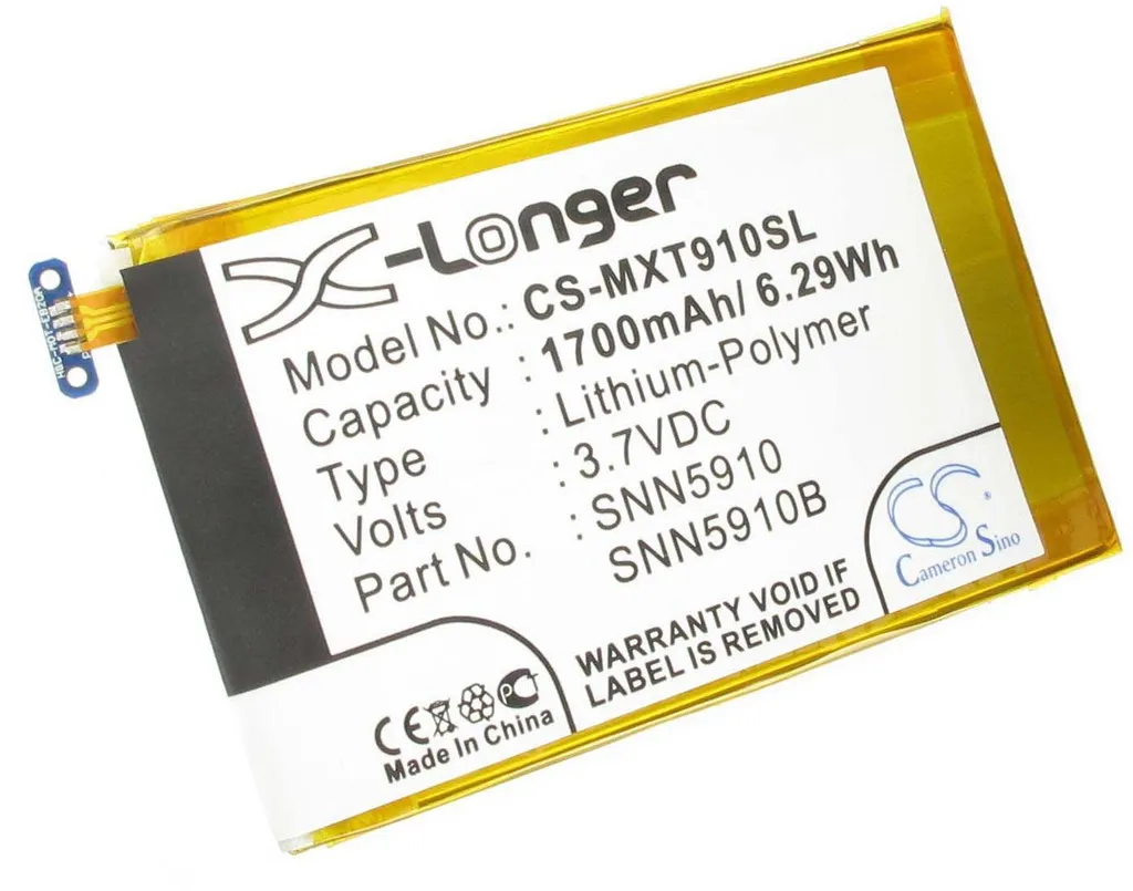 Batteri til SNN5899 for Motorola, 3.6(3.7V), 1700 mAh v:2229479