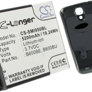Batteri til B600BU for Samsung, 3.7V, 5200 mAh v:2906015 Batteri til B600BU for Samsung, 3.7V, 5200 mAh v:2906015