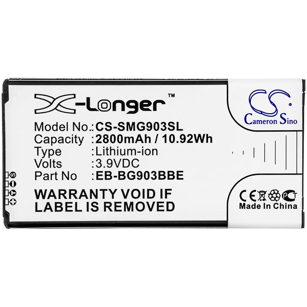 Batteri til Samsung SM-G903F, 3.9V, 2800 mAh v:5770046