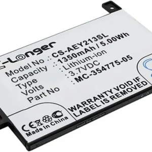 Batteri til MC-354775-05 for Amazon, 3.7V, 1350 mAh v:1851101 Batteri til MC-354775-05 for Amazon, 3.7V, 1350 mAh v:1851101