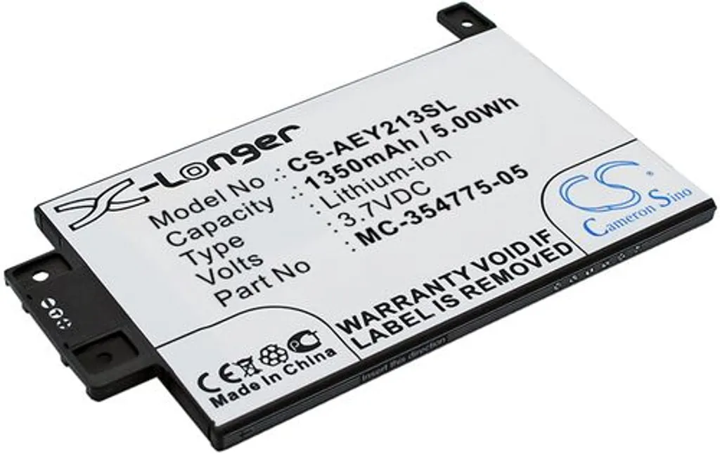 Batteri til Amazon DP75SDI, 3.7V, 1350 mAh v:1001812