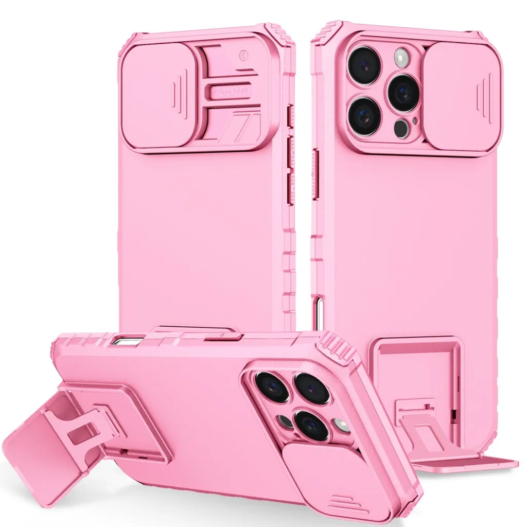 iPhone 16 Pro deksel med kamerabeskyttelse – Rosa v:6585368