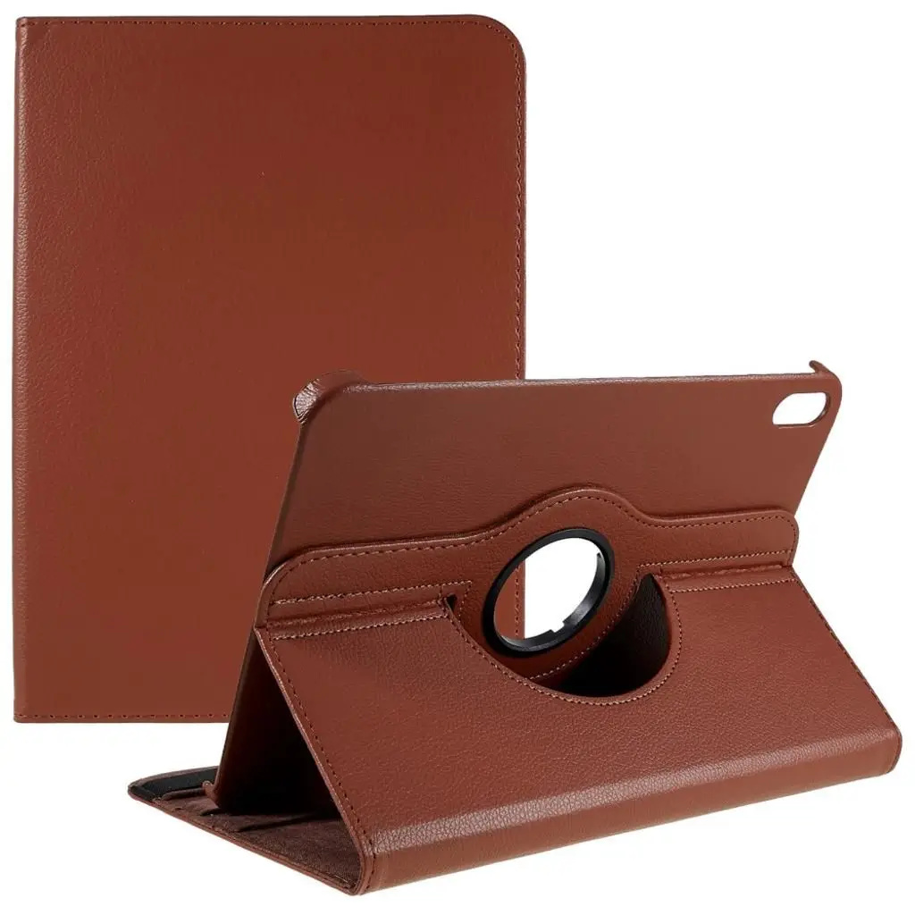 iPad 10.9" 2022 / iPad 11" 2025 Roterbart etui – Brun v:3354909