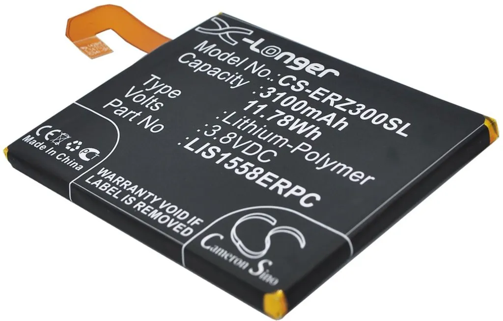 Batteri til Sony Ericsson Xperia Z3, 3.8V, 3100 mAh v:6885015