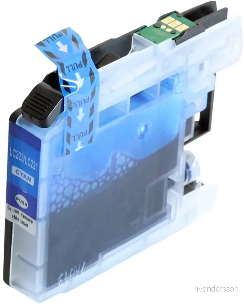 Kompatibel med Brother DCP-J 4120 DW blekkpatron, 13ml, cyan v:1253585