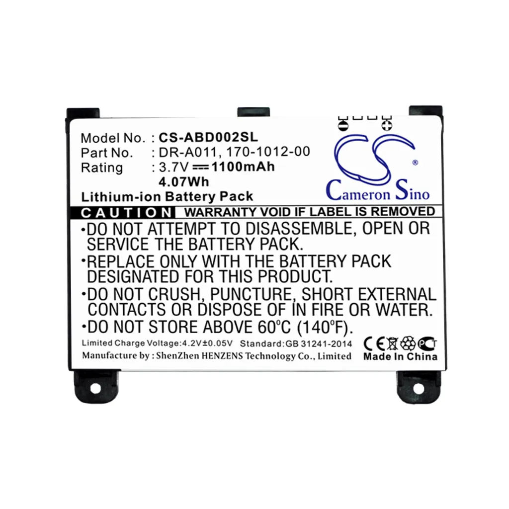 Batteri til DR-A011 for Amazon, 3,7, 1100mAh v:9905425 Batteri til DR-A011 for Amazon, 3,7, 1100mAh v:9905425