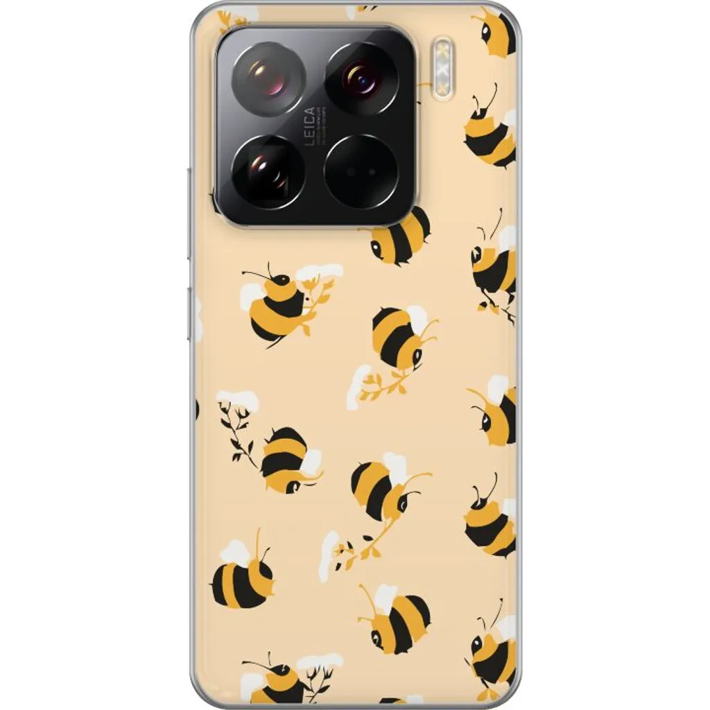 Xiaomi 15 Pro Gjennomsiktig Telefondeksel Humlor v:6457543