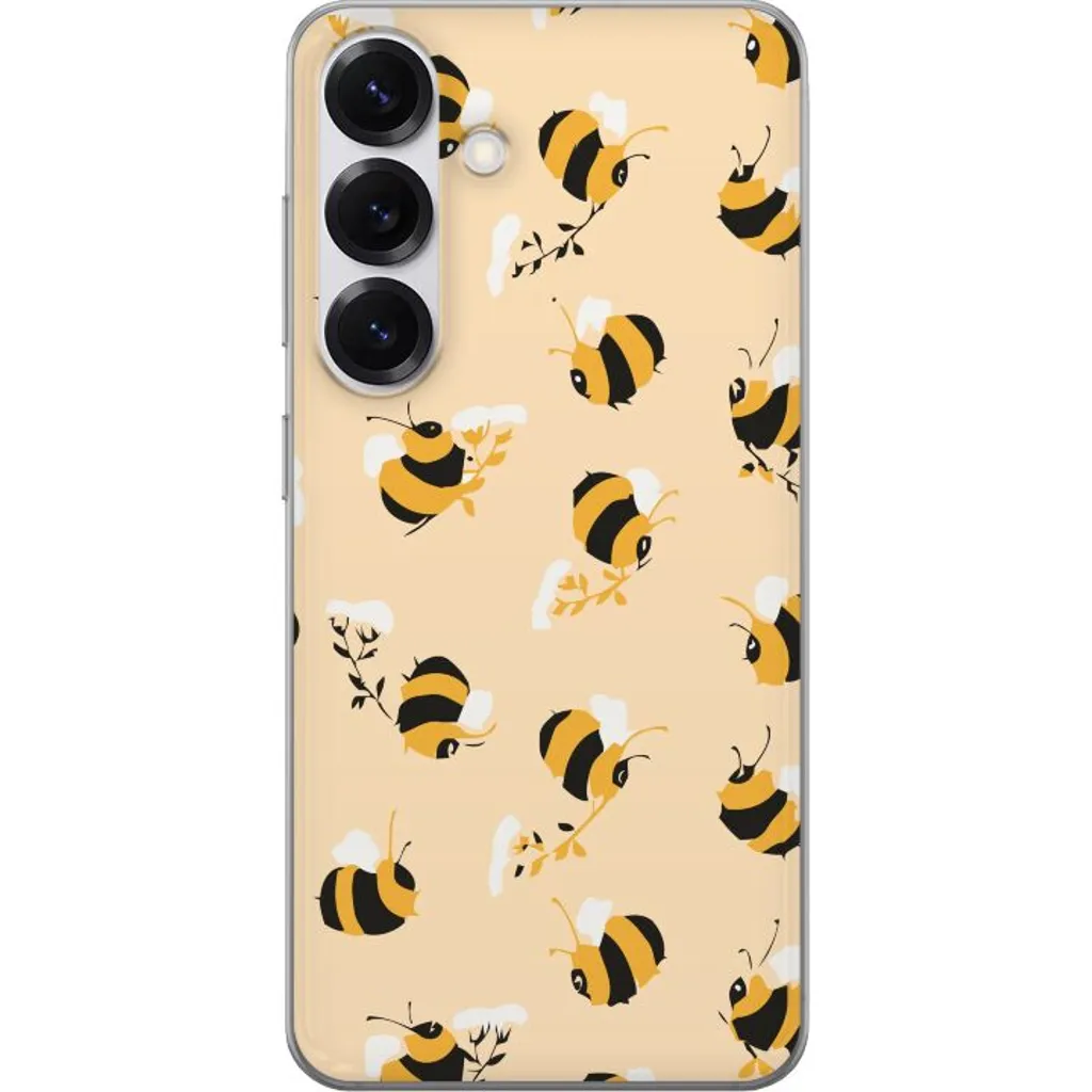 Samsung Galaxy S25 Gjennomsiktig Telefondeksel Humlor v:1954053