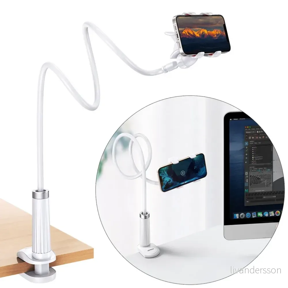 UGREEN Fleksibel Telefonholder – Hvit v:9387110