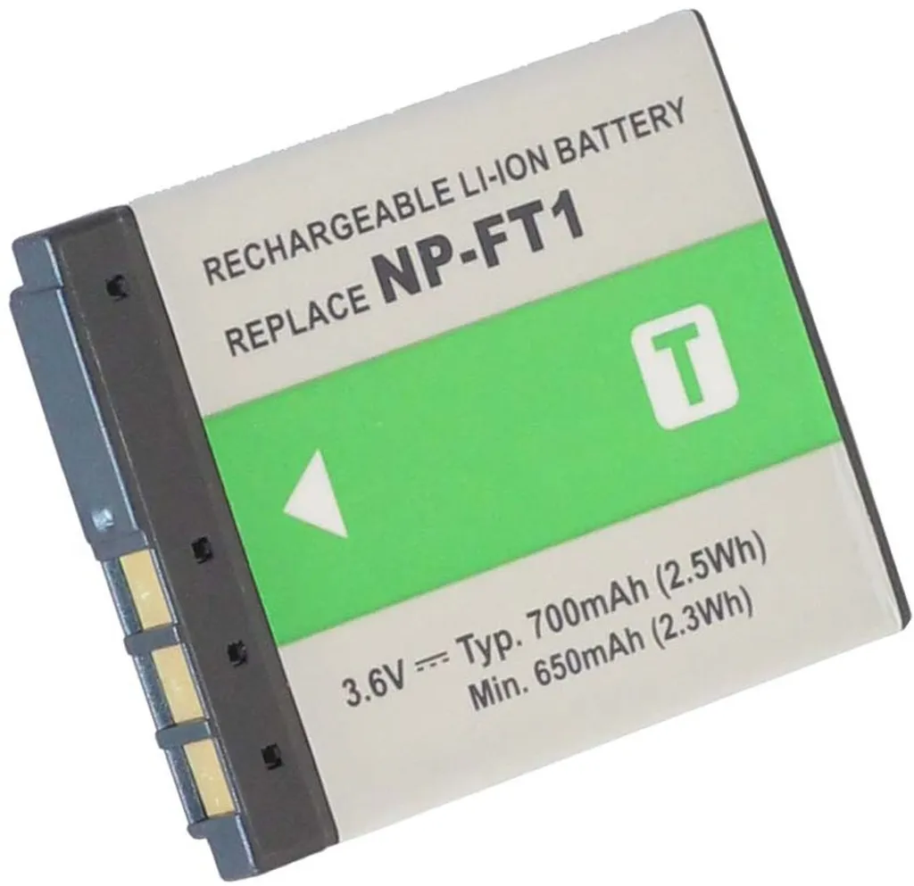 Batteri til Sony Cyber-shot DSC-L1/L, 3.6V (3.7V), 710 mAh v:4970325