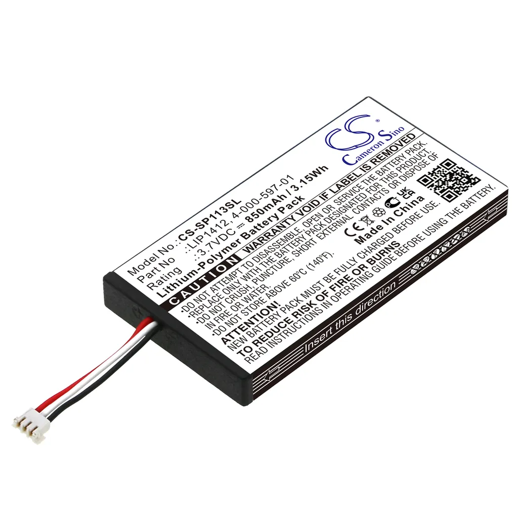 Batteri til LIP1412 for Sony, 3,7V, 850mAh v:6397922