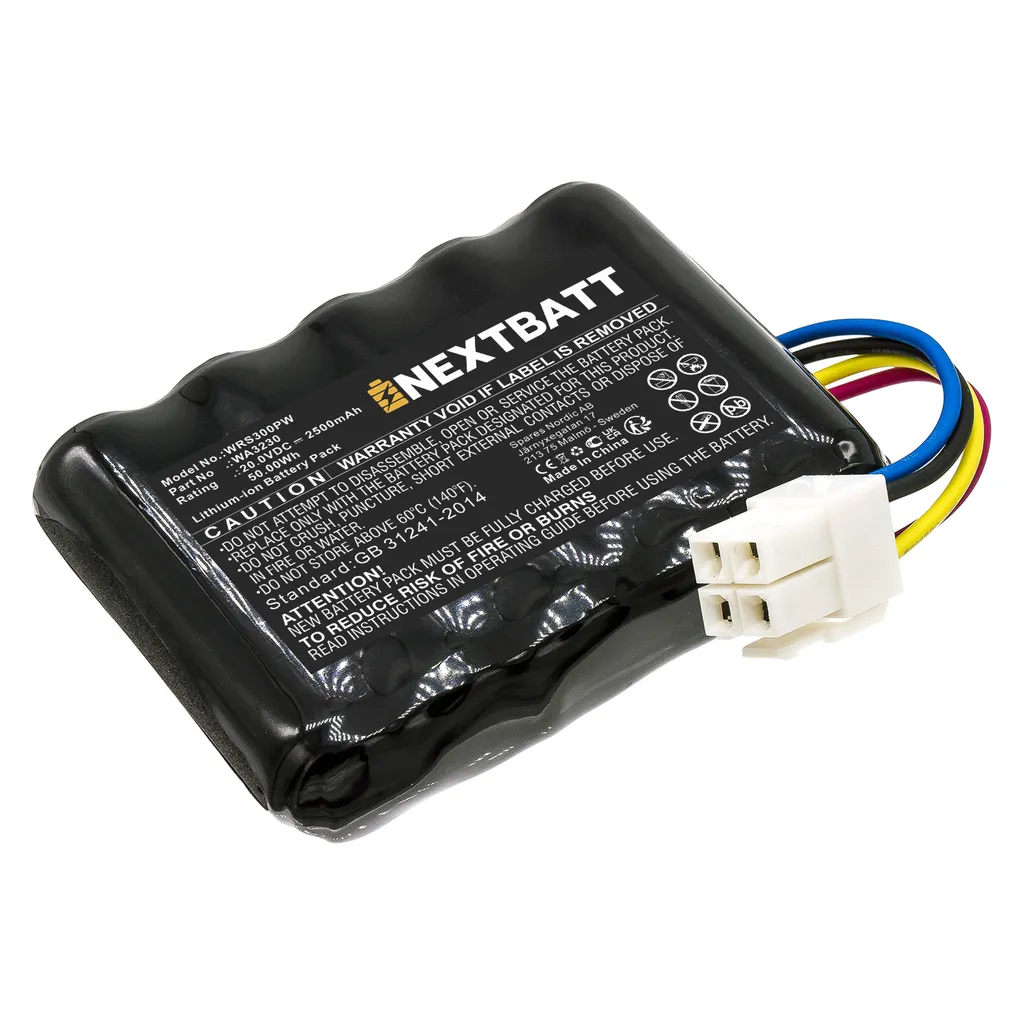 Batteri til AK4.0-RC-20Li for Worx, 20,0V, 2500mAh v:6057116