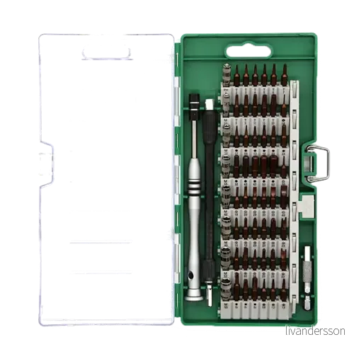 Deltaco Profesjonelt Skrutrekkersett for Smartphones – 58 deler v:7776935 Deltaco Profesjonelt Skrutrekkersett for Smartphones – 58 deler v:7776935
