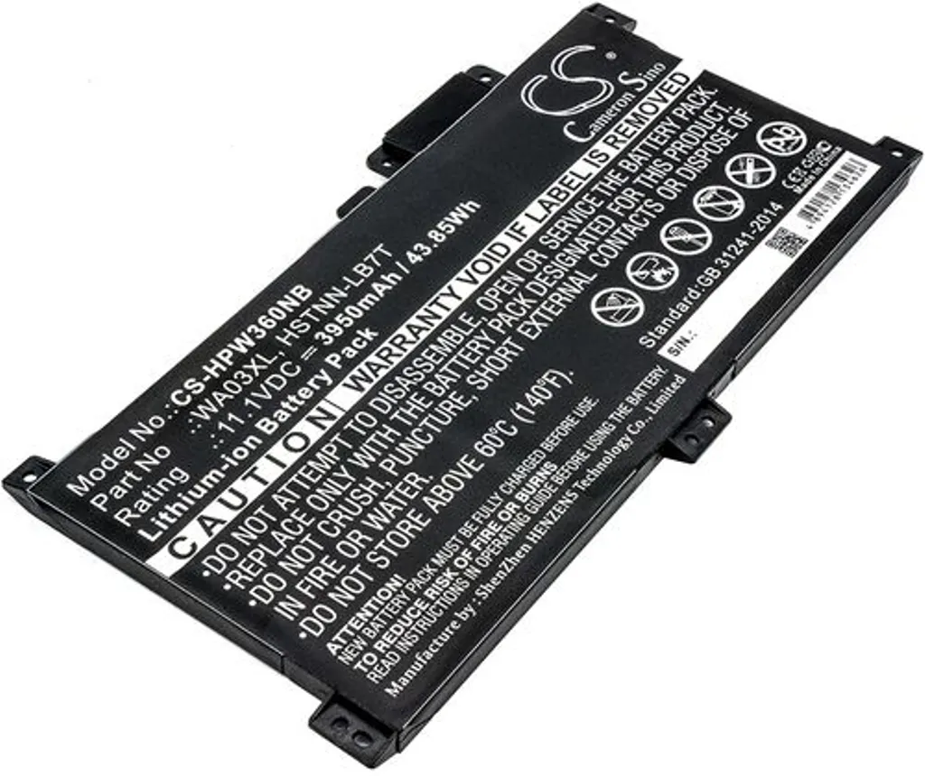 Batteri til HP Pavilion X360 15-BR100NI, 11.1V, 3950 mAh v:6102497