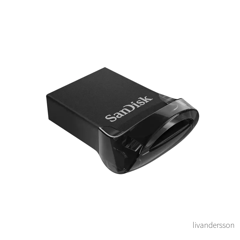 SanDisk Ultra fit USB 3.1 minnepenn 128GB – Svart v:6755712 SanDisk Ultra fit USB 3.1 minnepenn 128GB – Svart v:6755712